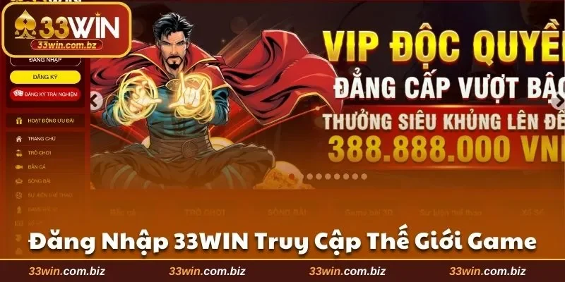 Đăng nhập 33WIN