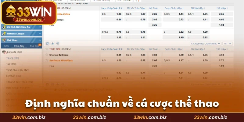 Định nghĩa chuẩn xác nhất về cá cược thể thao