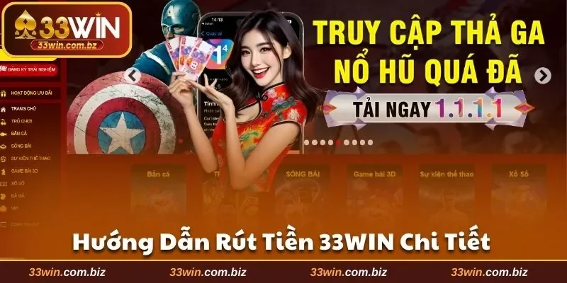 Rút tiền 33WIN